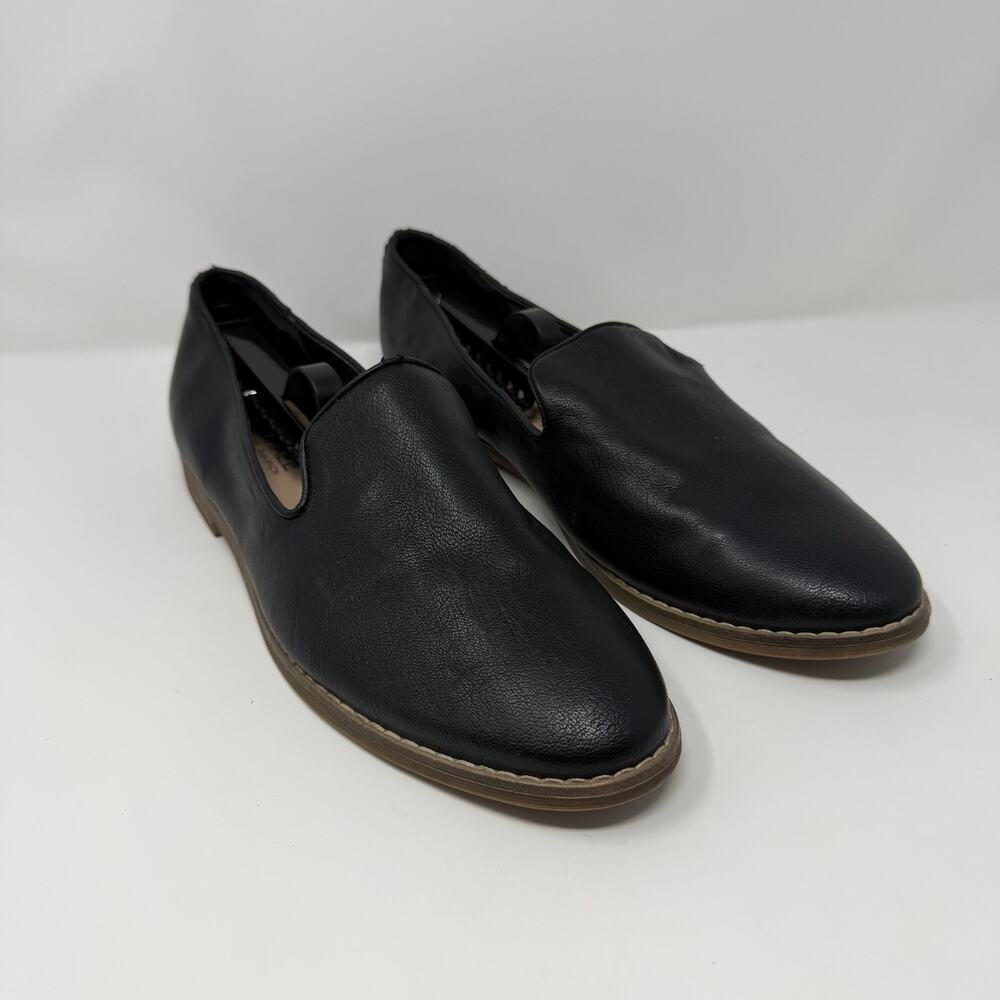 Michael by Michael Shannon Black Leather Loafers Size 11